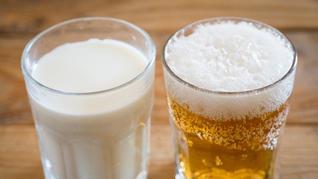 Cerveza-leche