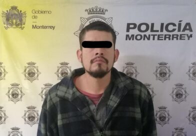 Detiene Policía de Monterrey a sospechoso de 27 robos con violencia