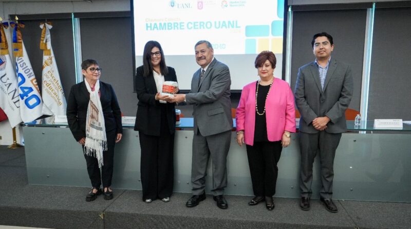 Entrega UANL 12.85 toneladas de alimentos para estrategia hambre cero