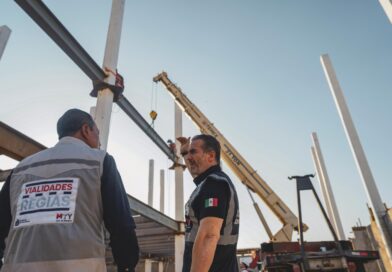 Supervisa Adrián de la Garza construcción del C4 norte