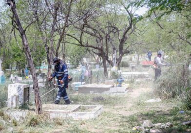 Despliega Monterrey operativo de limpieza y seguridad en Panteones Municipales