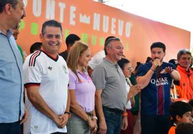 Inaugura Gobernador cancha 550 previo al Mundial 2026